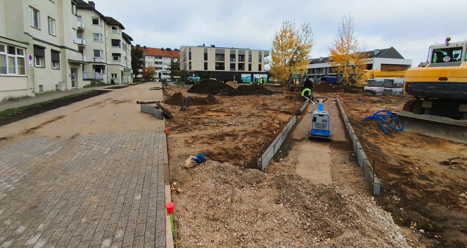 Trwają prace przy ul. Kazimierza Wielkiego i ul. Równej